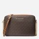 Сумка жіноча Michael Kors Jet Set Large коричнева - зображення 1
