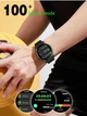 Смарт-годинник LEMFO KC88 Black (тонометр, пульсоксиметр, дзвінки) Amoled екран 2 ремінці - зображення 5