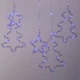 Гірлянда штора світлодіодна GarlandoPro зірка та ялинка 120LED 3х0,9 м 8 режимів Синій 1733070BL - зображення 7