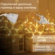 Гирлянда штора 3х0,9 м снежинка звезда на 145 LED лампочек светодиодная 10 шт Желтый - изображение 4