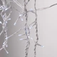 Гирлянда уличная светодиодная 90 LED 3 метра белый провод бахрома 18 нитей Белый 3МWW - изображение 2