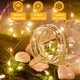 Гірлянда світлодіодна кінський хвіст GarlandoPro 200LED Роса 2м 10 ліній Жовтий 1733012Y (A-032075) - зображення 3