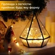 Гірлянда світлодіодна кінський хвіст GarlandoPro 200LED Роса 2м 10 ліній Жовтий 1733012Y (A-032075) - зображення 4