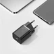 Сетевое зарядное устройство 25W Baseus Super Si Quick Charger Быстрая зарядка 1C QC3.0+PD3.0 Type-C 3A + кабель Baseus Type-C to Type-C 3A 1м TZCCSUP-L01 Black - изображение 9