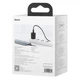 Зарядное устройство Baseus Super Si Quick Charger 1xType-C 25W EU Sets Black With Mini White Cable Type-C to Type-C 3A 1m Black (TZCCSUP-L01) - изображение 6