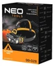 Налобный фонарь аккумуляторный Neo Tools 99-028 1000 Лм фонарик на голову с аккумулятором черный - изображение 2