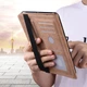 Кожаный чeхол - книжка Retro Frosted Stripe для Realme Pad Mini brown - изображение 5