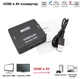 Адаптер / TV-перетворювач HDMI в AV, перехідник - конвертер відео HDMI2AV 1080P, чорний (90693482) - зображення 3