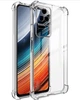 Противоударный прозрачный чехол для Xiaomi Poco F4/ K40s - изображение 1