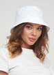 Женская теплая стеганная панама Honey Fashion Accessories One Size белый (13-67) - изображение 1