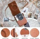 Чохол для фотокамери FujiFilm INSTAX mini EVO Коричневий Case Brown (3997741) - зображення 2