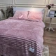 Комплект постельного белья Шарпей Лиса Евро 200 х 230 см Велюр, Плюш Пудровое 50 х 70 - изображение 2