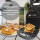 Мультипекарь электрическая сендвичница вафельница гриль орешница бутербродница 6в1 Sokany SK 908 со сменными формами, мультимейкер NAI - изображение 9