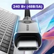 Кабель Type-C – Type-C USB 5.0 PD 240W 16K/60Hz 80Гбіт/с Thunderbolt 5 1 м Чорний - зображення 3