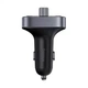 FM-трансмітер модулятор + 2USB 2.4A +Type-C для зарядки Baseus T-Typed Bluetooth FM Launcher S-09 Pro black (C10762200113-00) - зображення 4