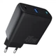 Сетевое Зарядное Устройство Proove Silicone Power 45W (Type-C + USB, QC 3.0 + PD 3.0) Black - изображение 1