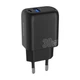 Сетевое Зарядное Устройство Proove Silicone Power Plus 30W (Type-C + USB. QC 3.0 + PD 3.0) black - изображение 2