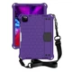 Чехол STR EVA Apple iPad Pro 11" (2024) детский с ремнём и подставкой Purple - изображение 1