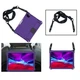 Чехол STR EVA Apple iPad Pro 11" (2024) детский с ремнём и подставкой Purple - изображение 7