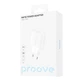 Мережевий Зарядний Пристрій Proove Rapid 20W (Type-C, QC 3.0 + PD 3.0) White - зображення 3
