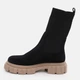 Женские демисезонные челси замшевые высокие Ashoes Симбол 38 24.5 см Черные (ROZ6501005119) - изображение 3
