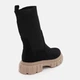Женские демисезонные челси замшевые высокие Ashoes Симбол 38 24.5 см Черные (ROZ6501005119) - изображение 4