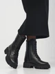 Женские зимние берцы кожаные высокие PARADIZE SHOES B-1502 36 23.5 см Черные (ROZ6501020590) - изображение 8