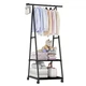 Пересувна вішалка для підлоги THE NEW COAT RACK Чорна - зображення 1