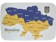 Дитячий Пазл "Карта України", кольорова, 35*23 см. - зображення 1