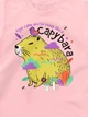 Футболка дитяча Dubhumans Капібара Ніжно рожева M (134-140 см) (CAP-TK-SP-M) - зображення 2