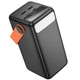 Павербанк 60000mAh с быстрой зарядкой 22.5W и фонарем BOROFONE BJ66B |2USB/1Type-C| Черный - изображение 1