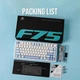 Игровая Беспроводная Клавиатур AULA F75 WhiteSalt Blue - изображение 6