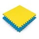 Підлогове двостороннє покриття із пазлів YELLOW та BLUE 60х60х2см, мʼяке, тепле, водовідштовхуюче - зображення 1