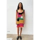 Сукня жіноча Zara Limited Edition Color Block Crochet Mini Dress S Різнокольоровий (5330021) - зображення 1