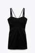 Сукня жіноча ZARA Little Black Mini Dress With Know Coctail Party S Чорний (43446) - зображення 7