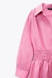 Сукня жіноча міні Zara Short Pink Poplin Dress S Рожевий (3211\164\636) - изображение 6