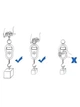 Электронные весы BT 6O1 кантер до 50 кг для измерения в кг унциях фунтах с функцией тары, Черные - изображение 5