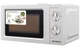 Микроволновая печь 20л Соло с подсветкой INTERLUX IMWO-8820SW СВЧ 700 Вт 6 уровней мощности, эмаль, белая (24,5 см поворотный стол) - изображение 1