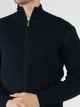 Кофта чоловіча чорна Arber Zipper-cardigan N-MTR-15 S зріст 4 чорний (M10.34.02.431) - зображення 4
