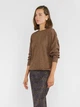 Джемпер жіночий коричневий Arber Crew-neck WDi WTR-178 XS коричневий (W10.21.38.434) - изображение 3