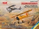 Сборная модель 1/32 самолета "Английский пациент". Самолеты из кинофильма: Tiger Moth и Stearman ICM 32053 - изображение 1