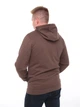 Толстовка мужская коричневая теплая на флисе 309-1 XL - изображение 2