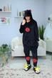 Пижама Кигуруми My Kigu Мужская Аниме Наруто Акацуки с ушками Черный размер XL 175-185 см (21107411) - изображение 3