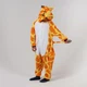 Пижама кигуруми Kigurumi для мальчика Жираф Оранжевий на рост 155-165 см (201442) - изображение 2