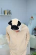 Піжама Кігурумі My Kigu Чоловіча Мопс Бежевий розмір M 155-165 см (21094411) - зображення 2