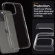 Чехол Spigen Ultra Hybrid для iPhone 16 Pro Crystal Clear (ACS08121) - изображение 6