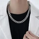 Цепочка панцирная 8,5 мм из нержавеющей стали Stainless steel - изображение 1