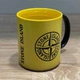 Подарочная чашка хамелеон с принтом Стон Айленд (Stone Island) 330 мл. Желтый - изображение 1