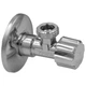 Кран кутовий Albertoni 1/2'x1/2" вентильний для сантехприладів (C408681) - зображення 1