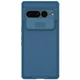 Карбонова накладка Nillkin Camshield (шторка на камеру) на Google Pixel 7 Pro Синий / Blue - зображення 1